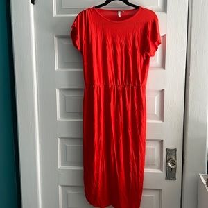 Red ASOS Maternity Dress
